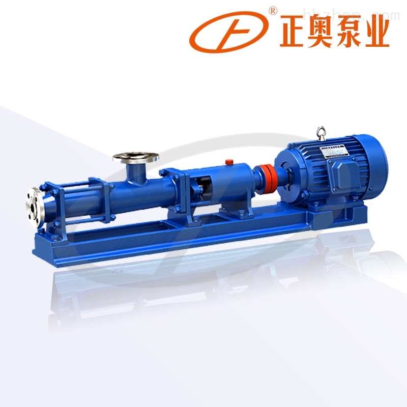 正奥G20-1型螺杆泵 不锈钢污泥泵 压滤机泵